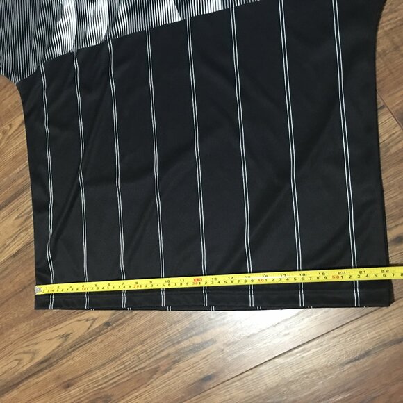 Supreme Soccer Polo – Black/White Pinstripe – Size L - Picture 9 of 13